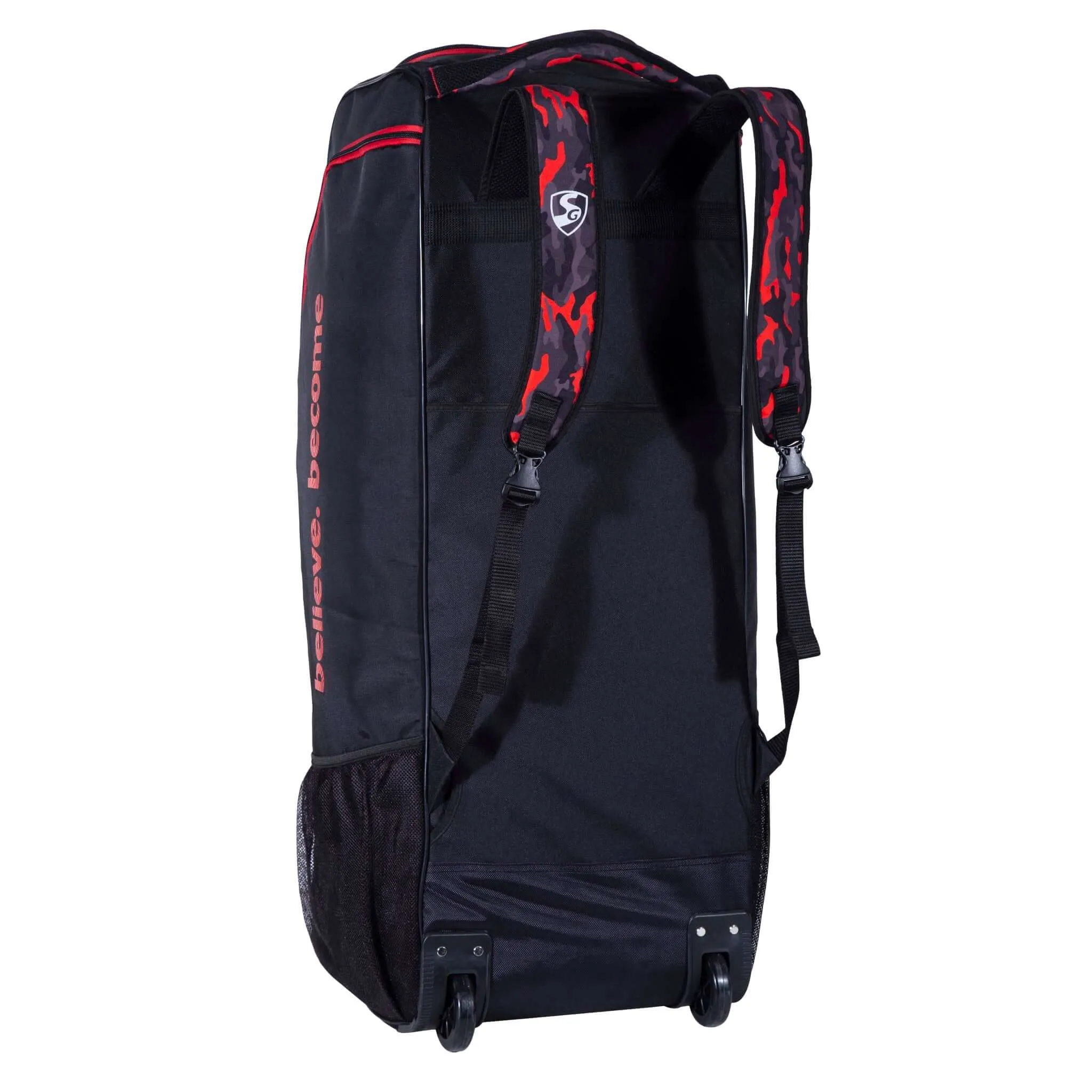 SG "SAVAGE X4" Duffle Wheelie Cricket Kit Bag