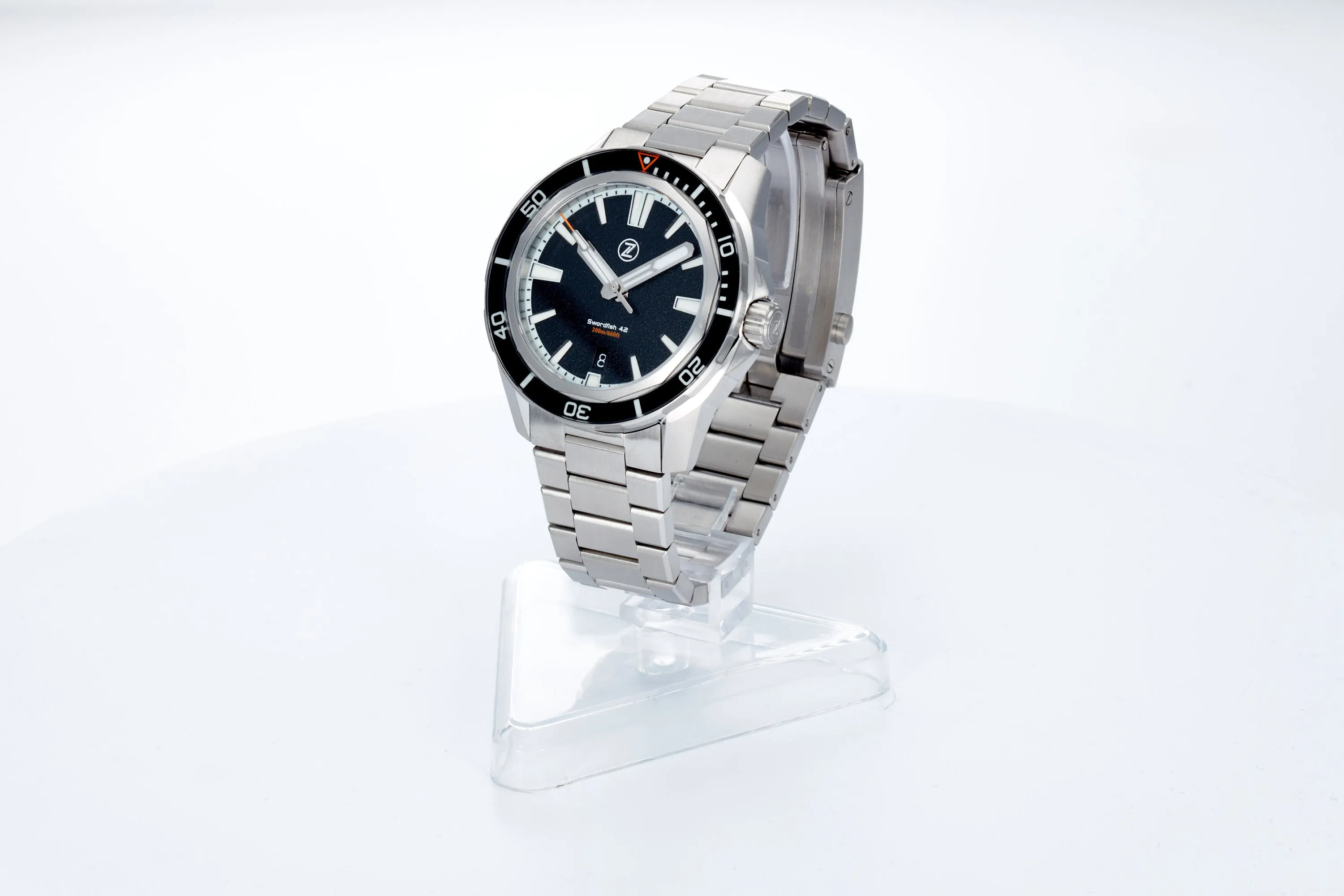 Swordfish 42mm SS 'Black Sand'