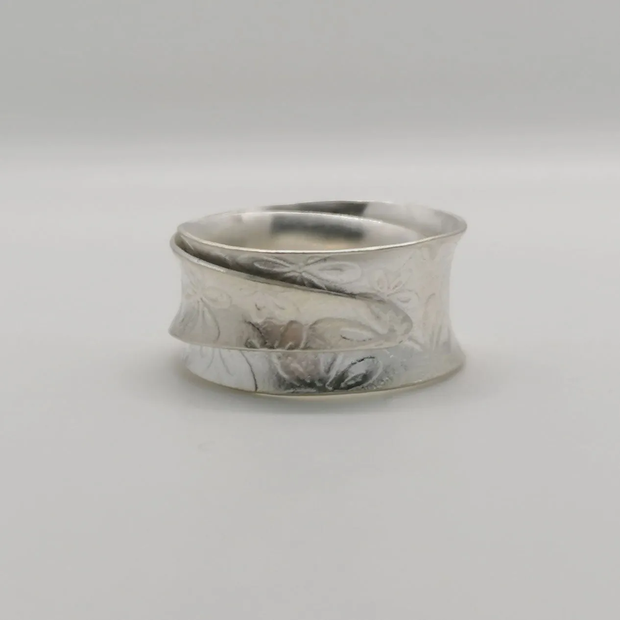 Watercolour Flora Wrapped Ring